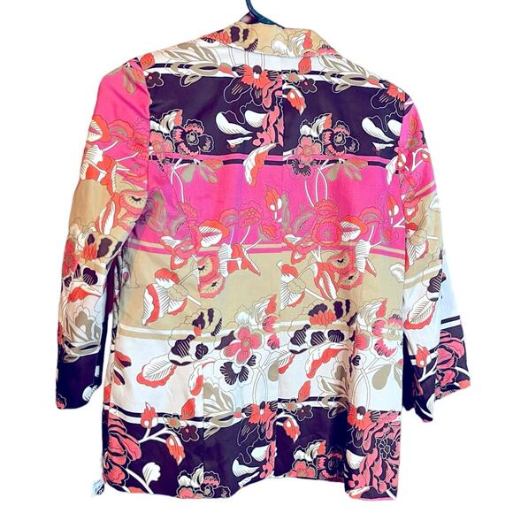 Notations Multicolored Floral Jacket PS - Picture 4 of 5